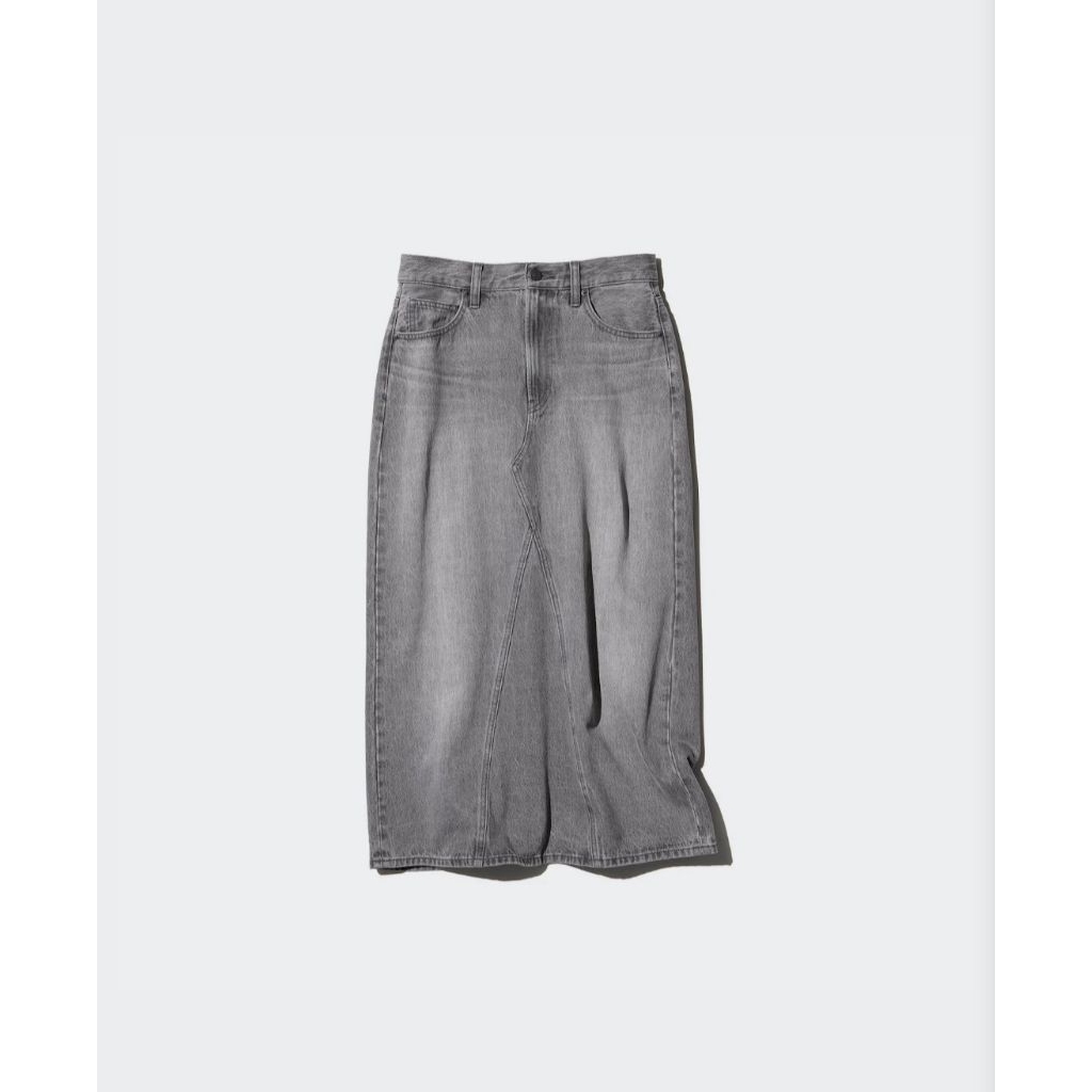 Uniqlo Rok panjang panel denim size 61
