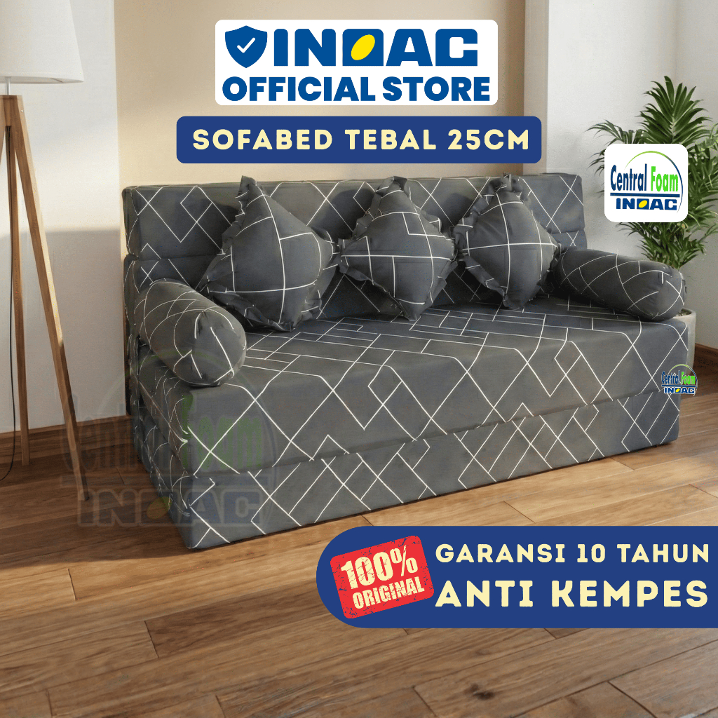 INOAC SOFABED Tebal 25cm sofa bed minimalis