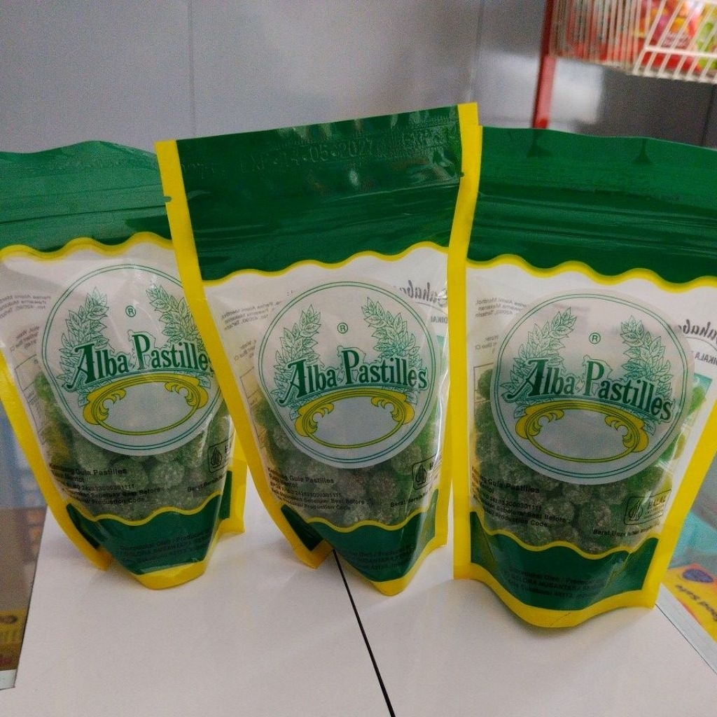 ALBA PASTILLES KEMBANG GULA PASTILLES RASA MENTOL