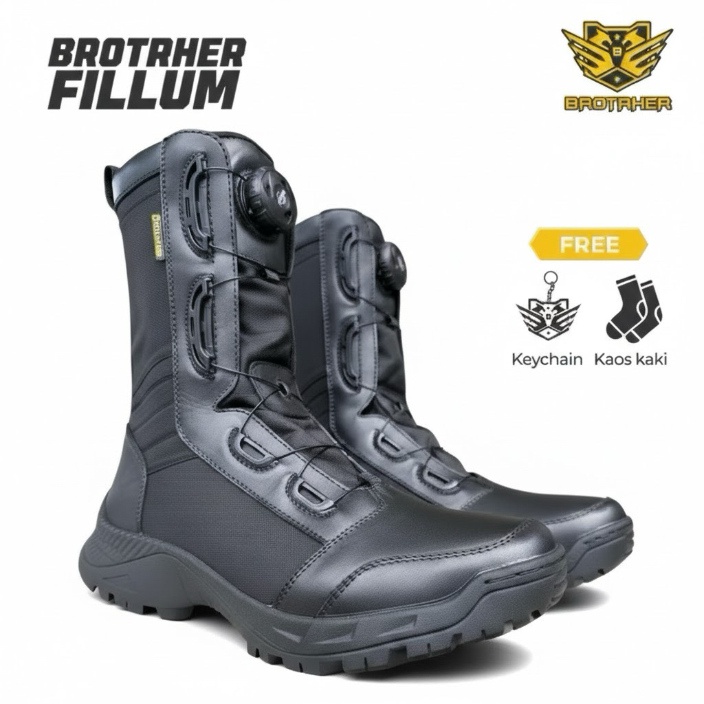 BROTRHER Fitgo Fillum Sepatu PDL Tali Putar