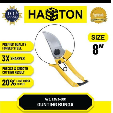 Hasston Gunting dahan 1353-001 Gunting taman Pruning shears HASSTON