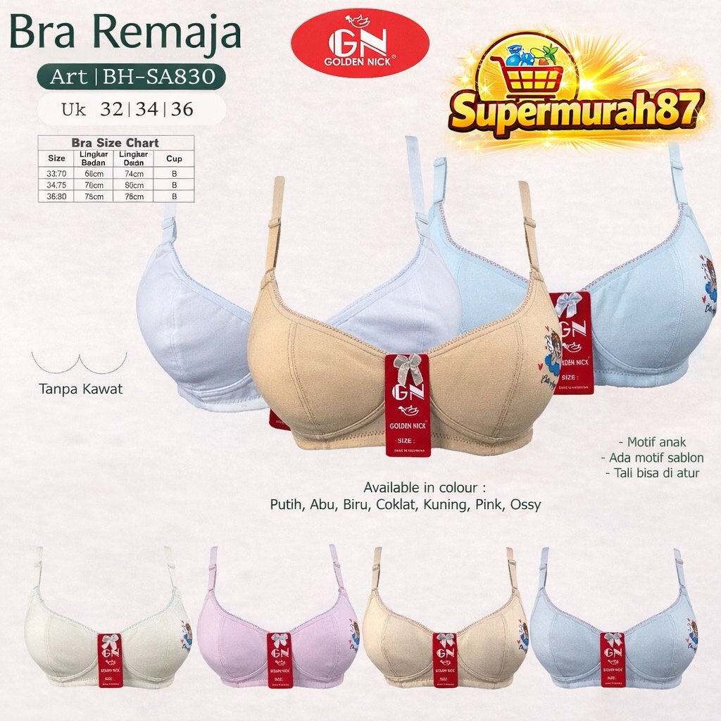 Bra Remaja Golden Nick SA830 | Bh abg Golden Nick