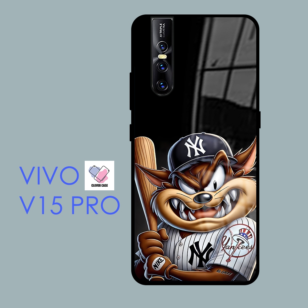 [AR93]  Case Glossy Case | VIVO V15 PRO | CASE KEKINIAN LUCU |  Casing Hp Kilau Motif TAZMANIA