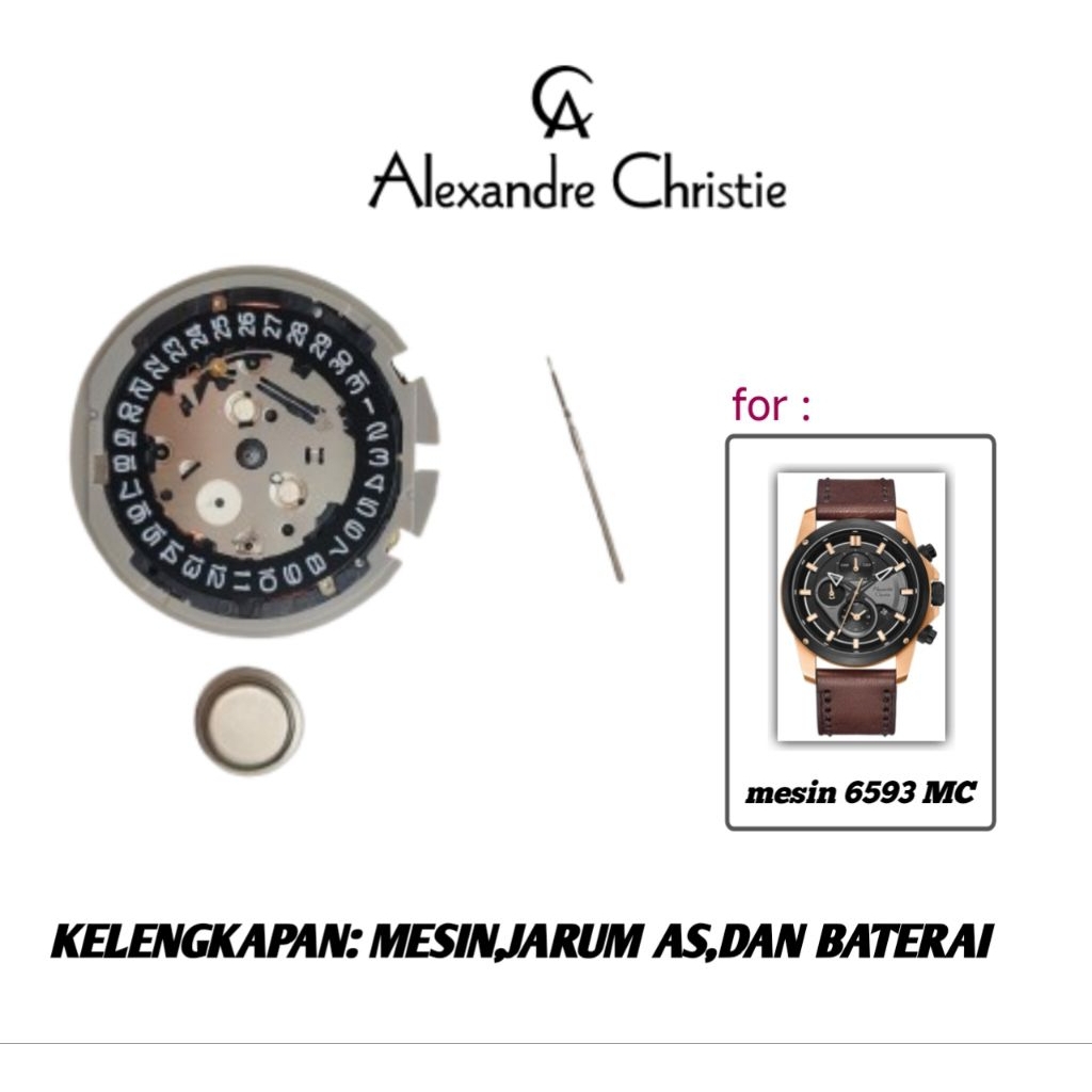 Mesin Alexandre Christie original 6593 MC