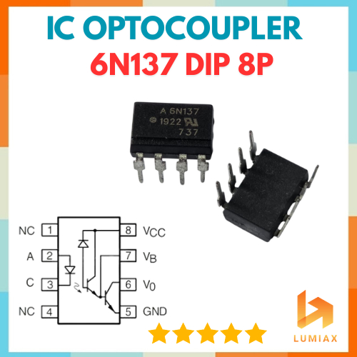 6N137 6N 137 6n137 6n 137 Optocoupler Opto-isolator Isolators DIP-6P