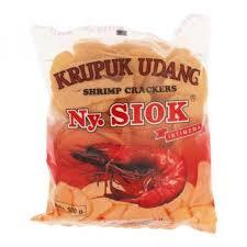 Krupuk Udang Ny Siok/ Krupuk Oval Ny SIOK 500G