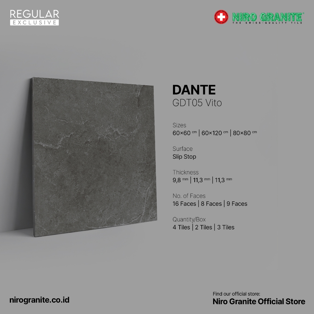 NIRO GRANITE 1st Grade - Dante GDT05 - Slip Stop