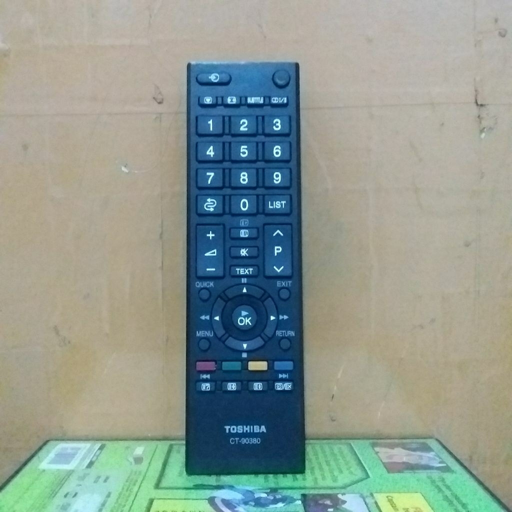 REMOTE TV TOSHIBA SERI CT-90380 ORIGINAL