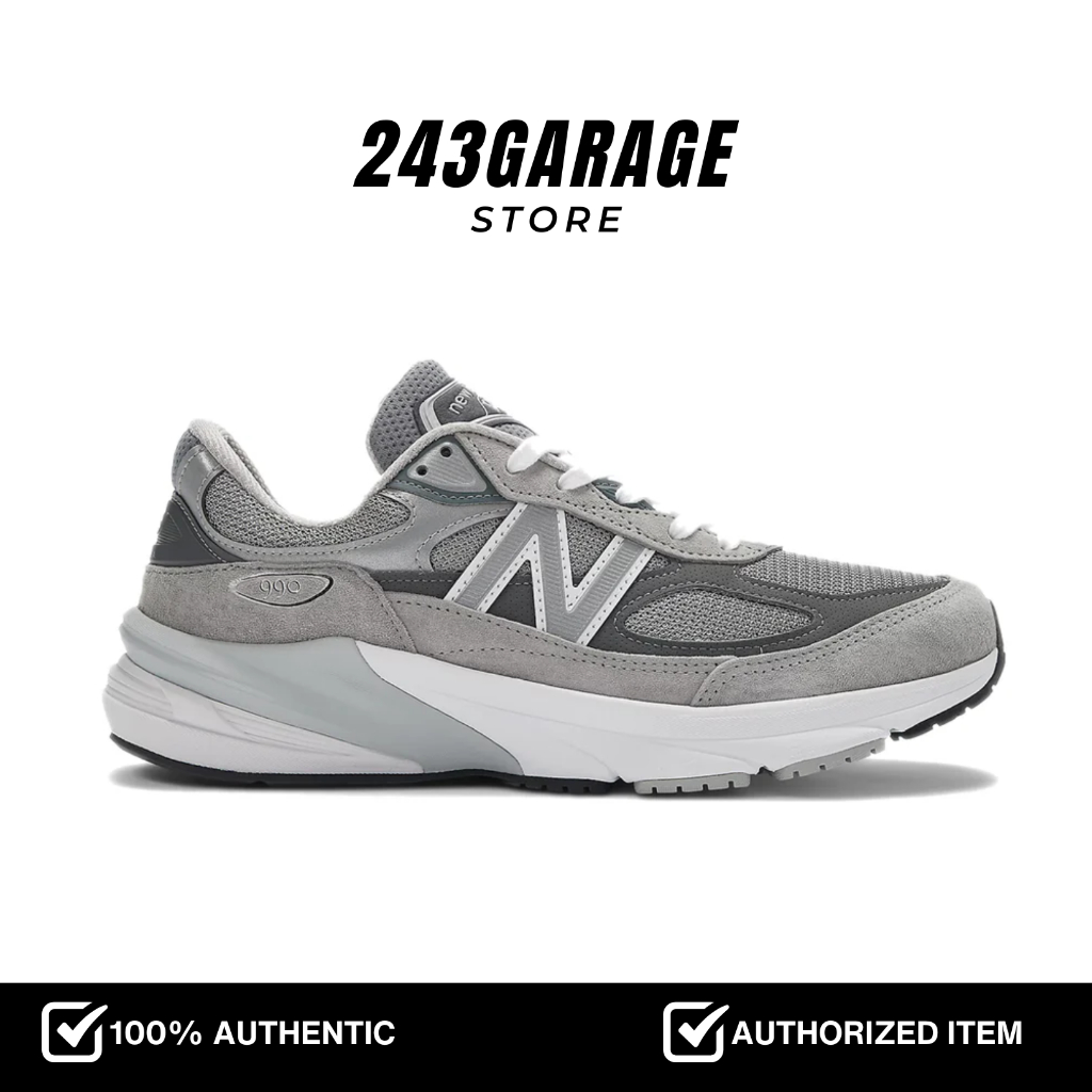 New Balance 990v6 Made In USA Grey White (W990GL6) - Sneakers Original Resmi