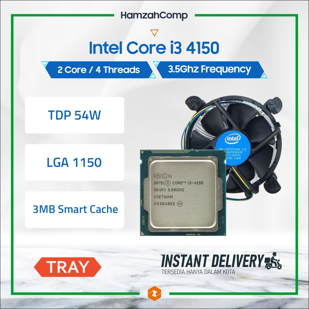 Intel Core i3 4150 LGA 1150 3.5Ghz TRAY | Prosesor intel Core i3