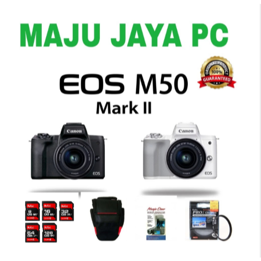 Canon EOS M50 Mark II - Kamera Mirrorless APS-C 24MP