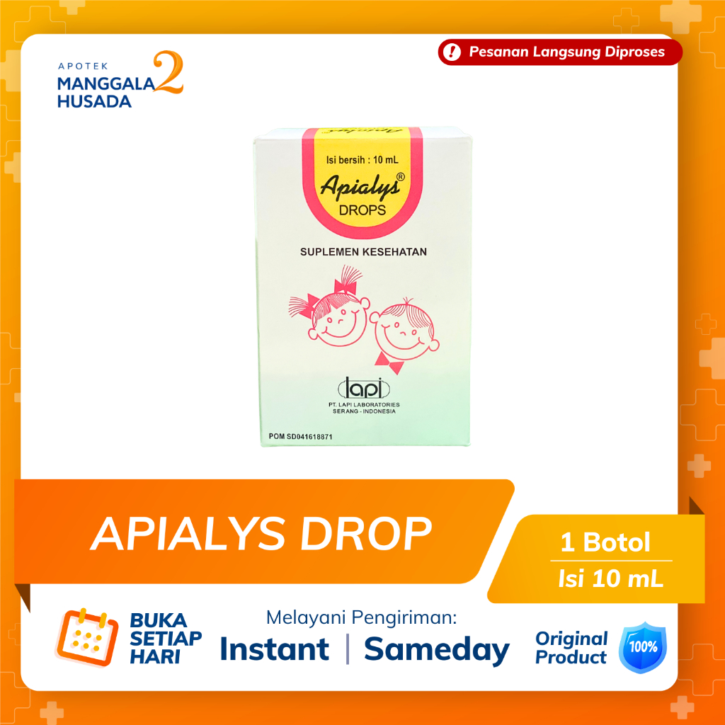 APIALYS DROP 10 ML - SUPLEMEN KESEHATAN BAYI