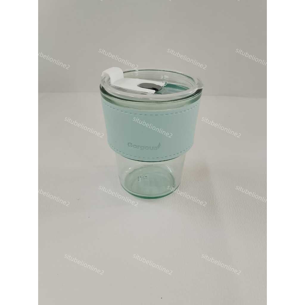 Gelas Tumbler Kaca Aesthetic / Tumbler Gelas Kaca