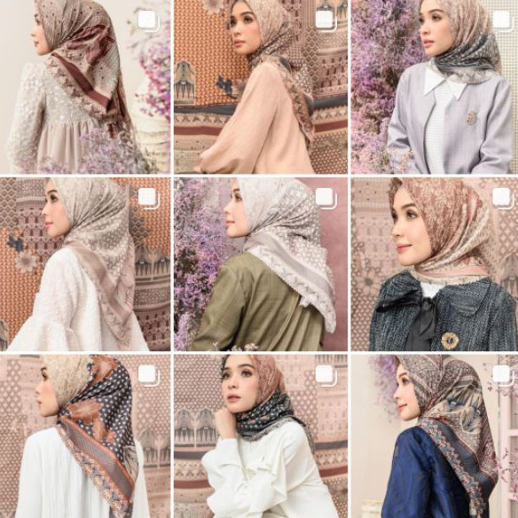 168-bundling Julang Scarf X Hamidah BERGO WEARING KLAMBY