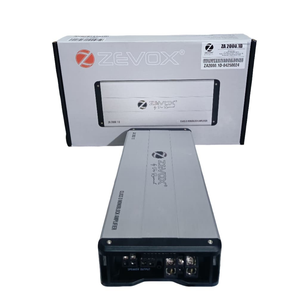 Power Monoblok Mobil Zevox ZA 2000.1 D-Penguat Subwoofer Class D