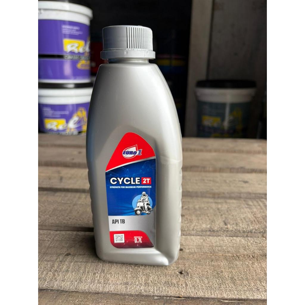 OLI EURO1 CYCLE 2T API TB ISI 0.7LITER/700ML || OLI SAMPING MOTOR 2T 2 TAK EURO CYCLE API TB 700ML