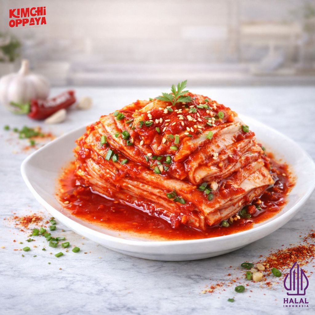 Kimchi Sawi Fermentasi Halal Balhyo 200Gr/500Gr/1Kg Rasa Asam Cocok Untuk Nasi Goreng & Soup