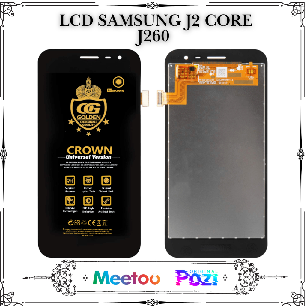 LCD SAMSUNG J2 CORE / (SAMSUNG GALAXY J2 CORE) / J260 TOUCHSCREEN FULLSET COMPLETE ORIGINAL