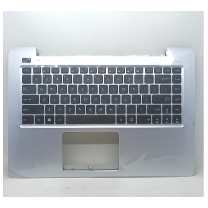 palmrest asus a456 warna silver casing asus a456u