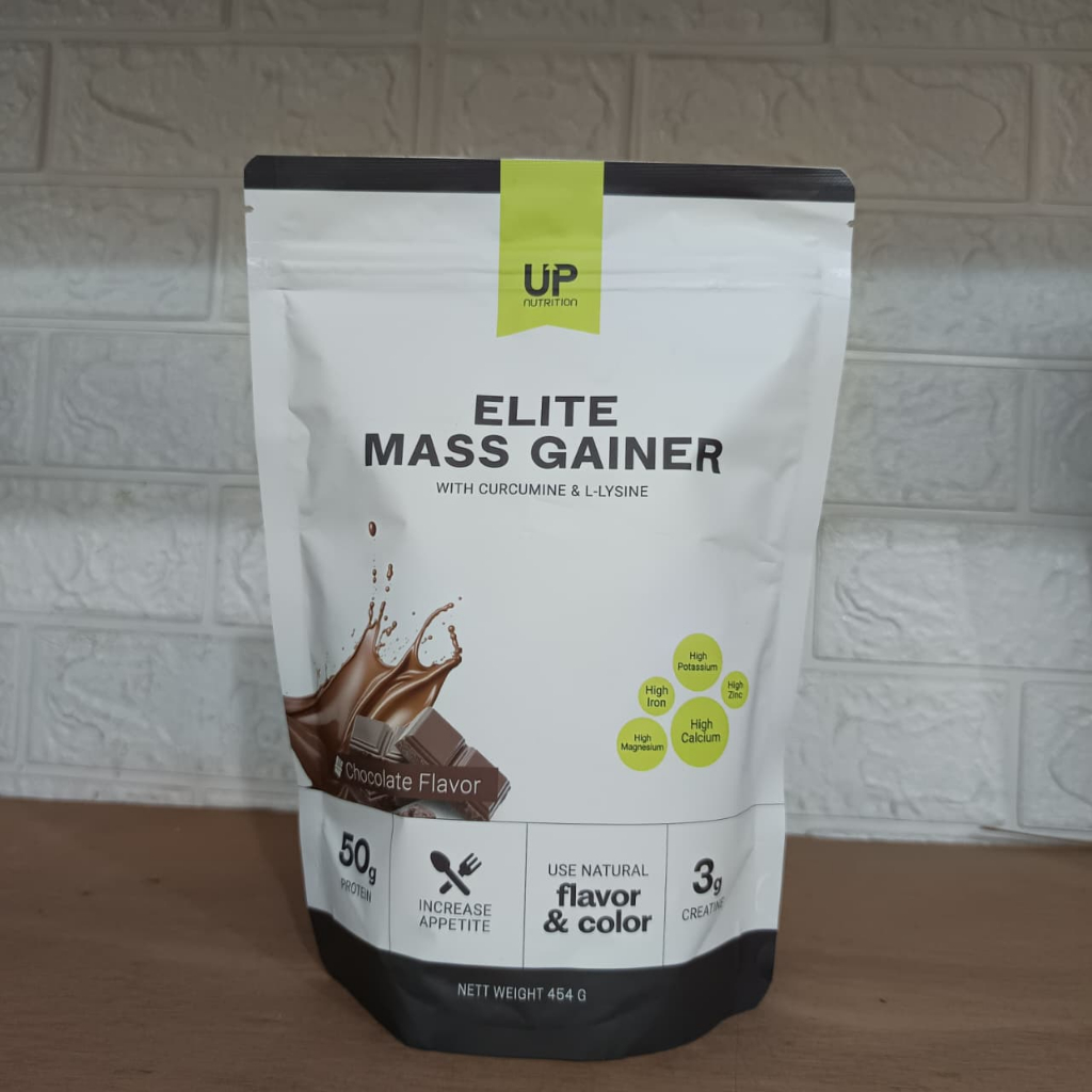 UP Nutrition Elite MASS Gainer 1lbs Susu Tinggi Kalori 1lb Import