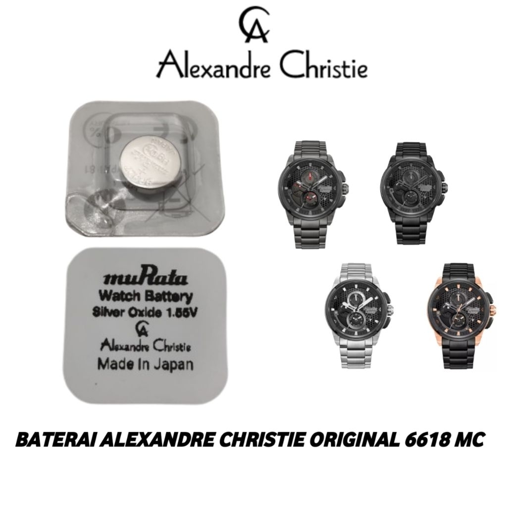 Baterai Alexandre Christie original 6618 MC