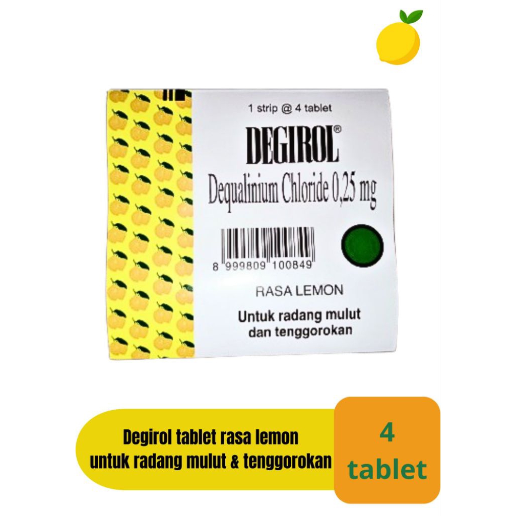 Degirol tablet hisap untuk radang mulut dan tenggorokan