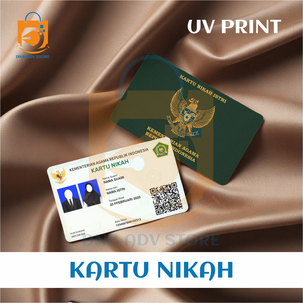 Cetak Kartu Nikah Digital 2 sisi