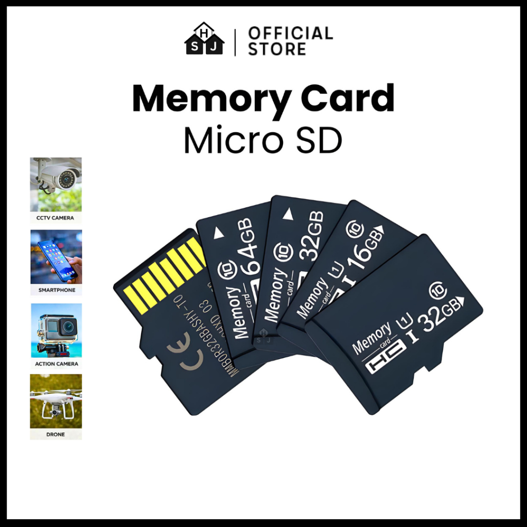SD Card Kartu Memori 64G 32GB 16GB Kartu SD Mikro
