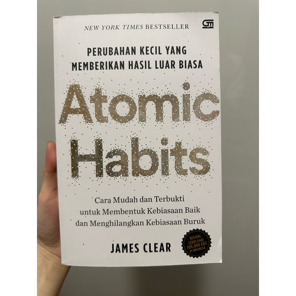 Preloved Buku pengembangan diri Atomic Habits indonesia