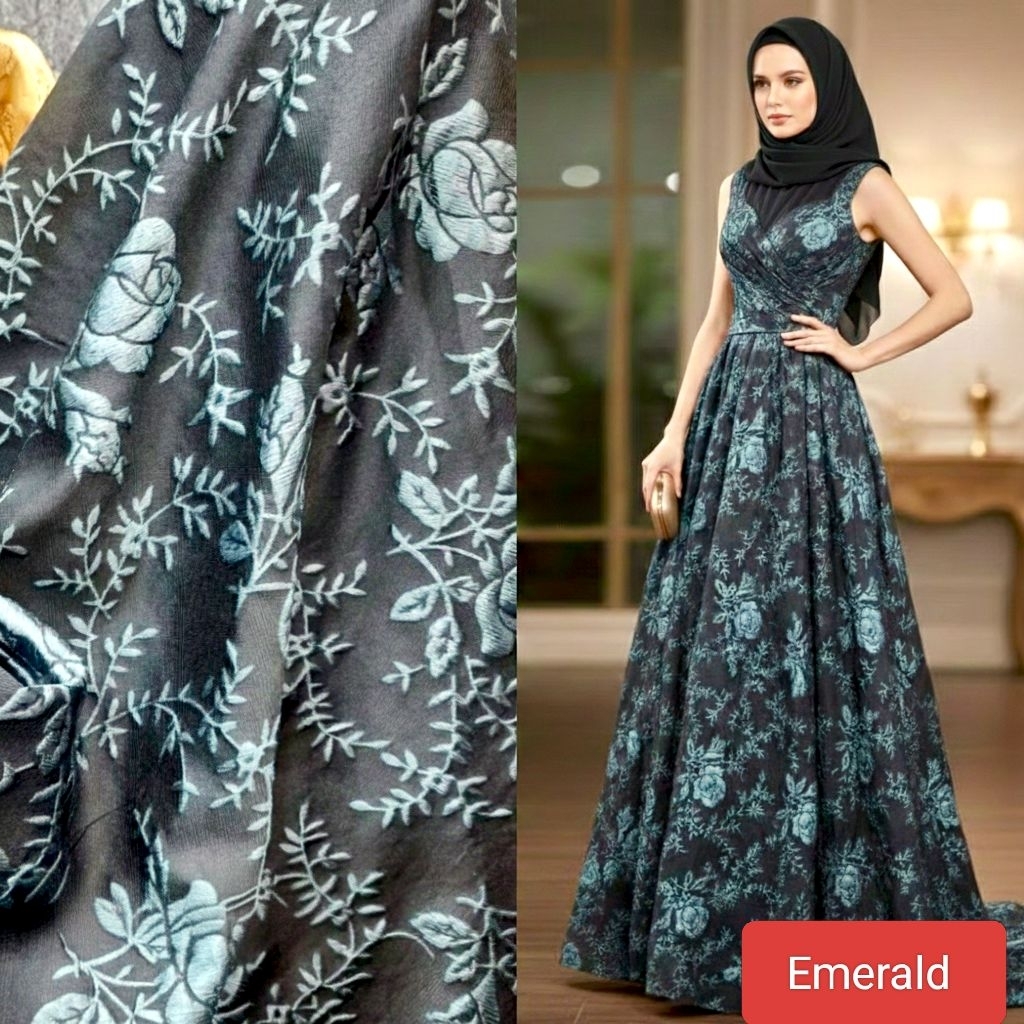 Kain bahan jaguard embos fukuro halus/Kain jaguar embos fukuro meteran/kain Jaguard embos premium