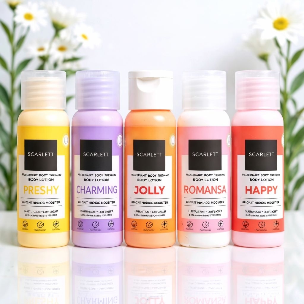 Scarlett Body Lotion 30ml Original Mini Size | Brightening Lotion Pemutih Badan Wangi Tahan Lama BPO