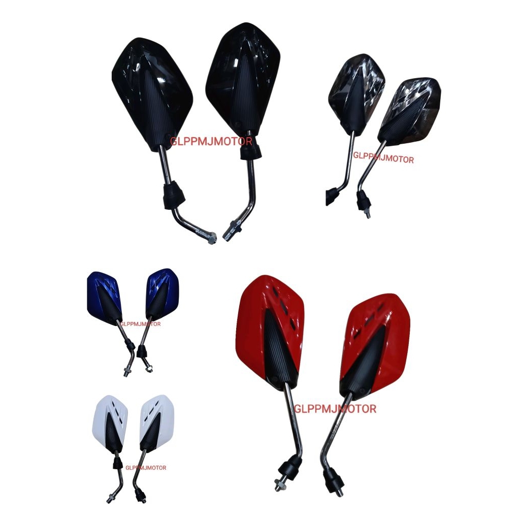 Spion Variasi Model Panah Afrika TST Universal Beat Vario Blade Revo Karisma Supra Verza Smash Shogu