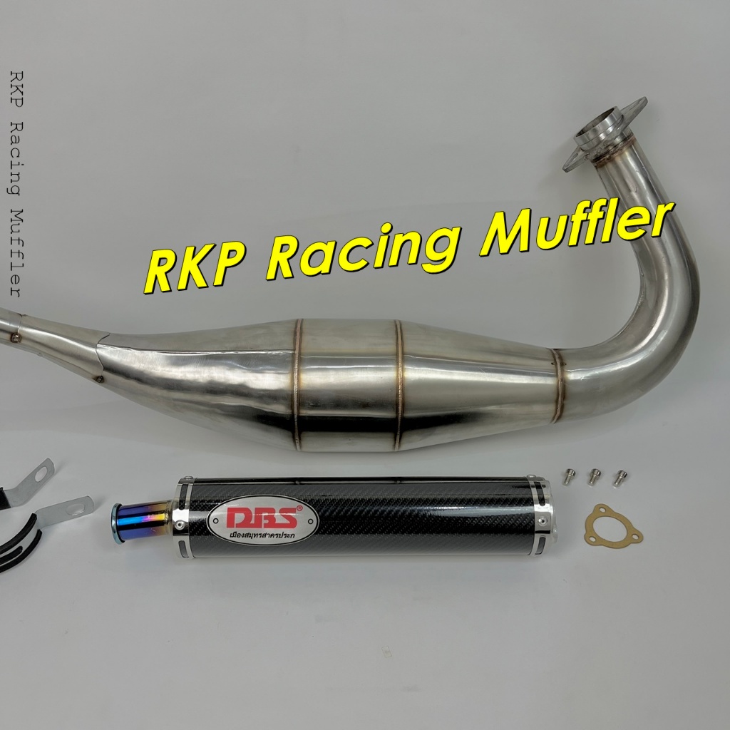 Knalpot DBS Ninja R RR SS Stainless Chamber Press Silencer Carbon Blue Kenalpot Motor 2 Tak Kolong