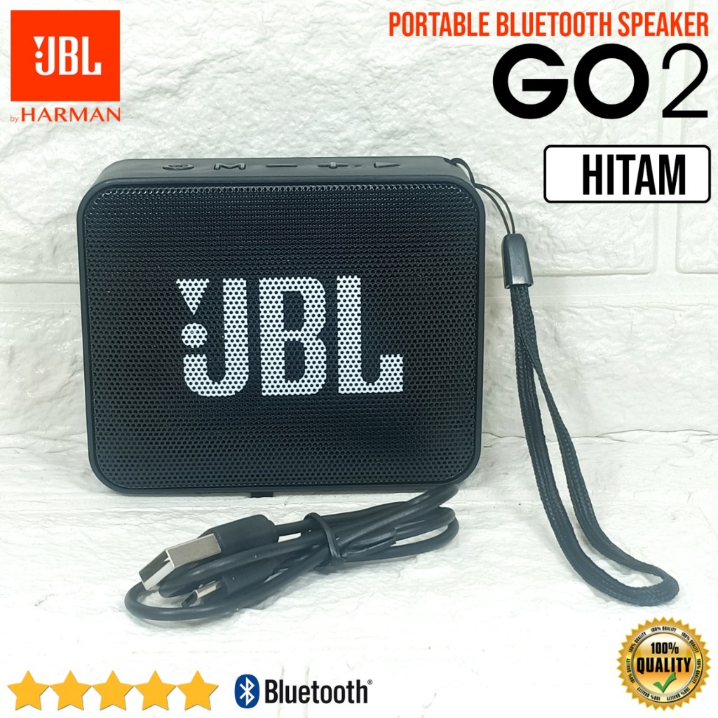 JBL GO2 Bluetooth Speaker Mini Bass Wireless Support AUX Memory USB FM Radio
