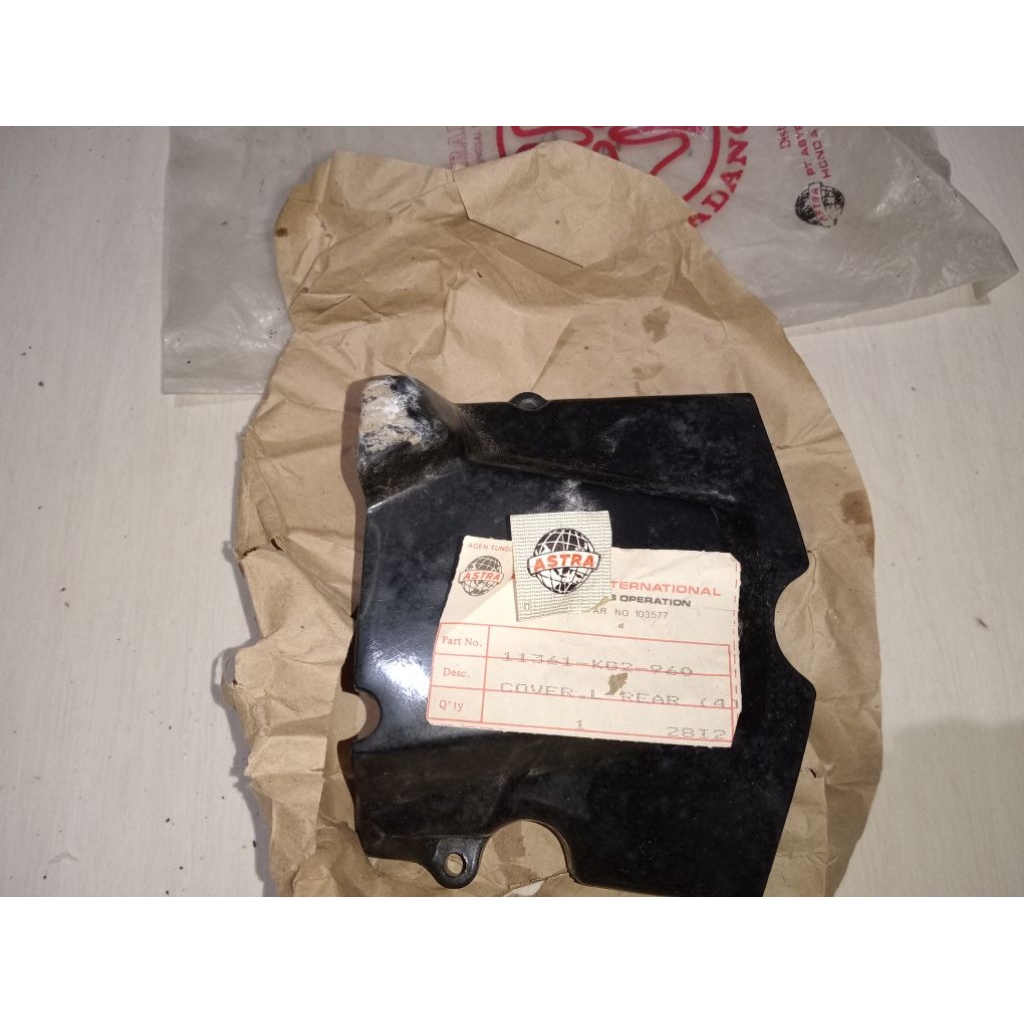tutup gir depan gl pro black engine original baru fullpack