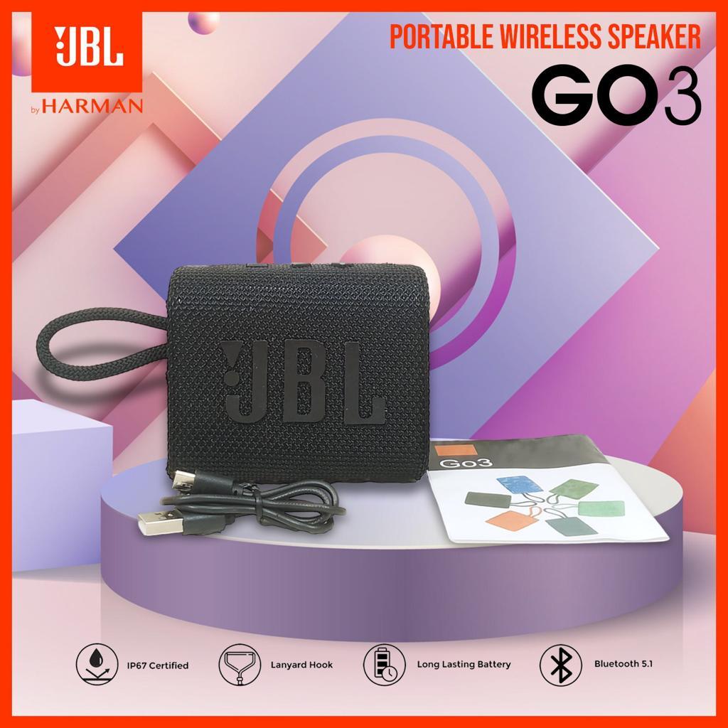 JBL Bluetooth Speaker Mini GO3 Wireless Portable IP67 FM Radio BASS