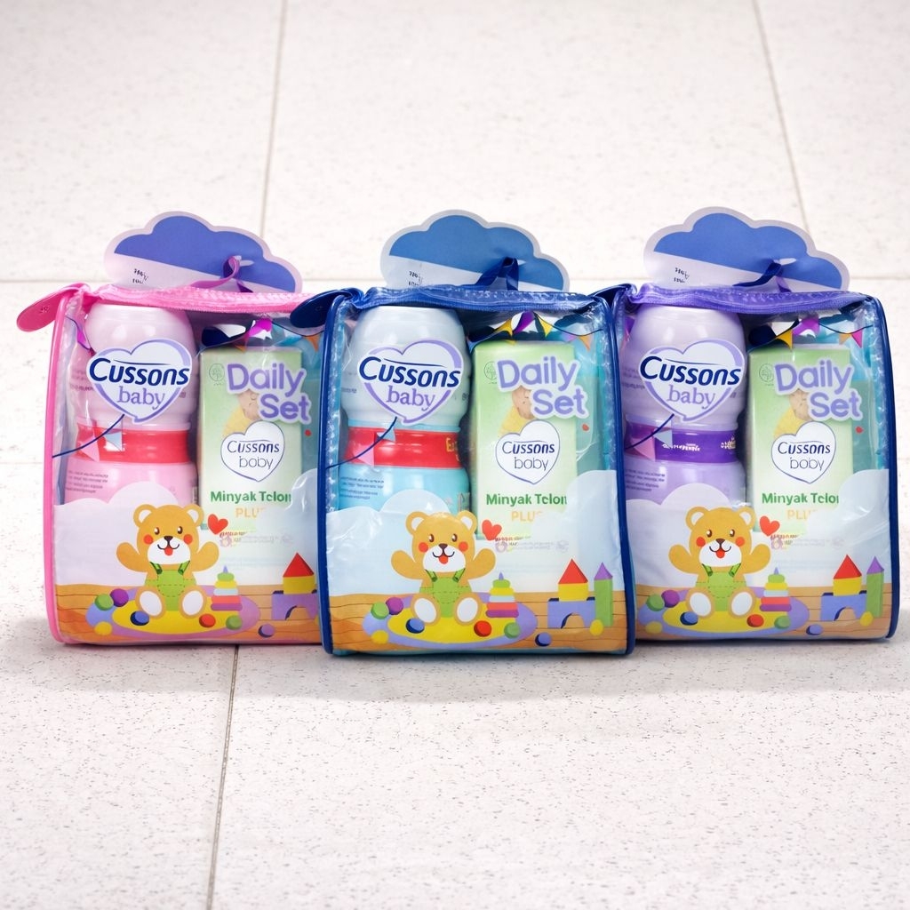 Promoo  Cusson baby set // cusson kecil // perlengkapan mandi bayi // cusson baby //cusson baby set