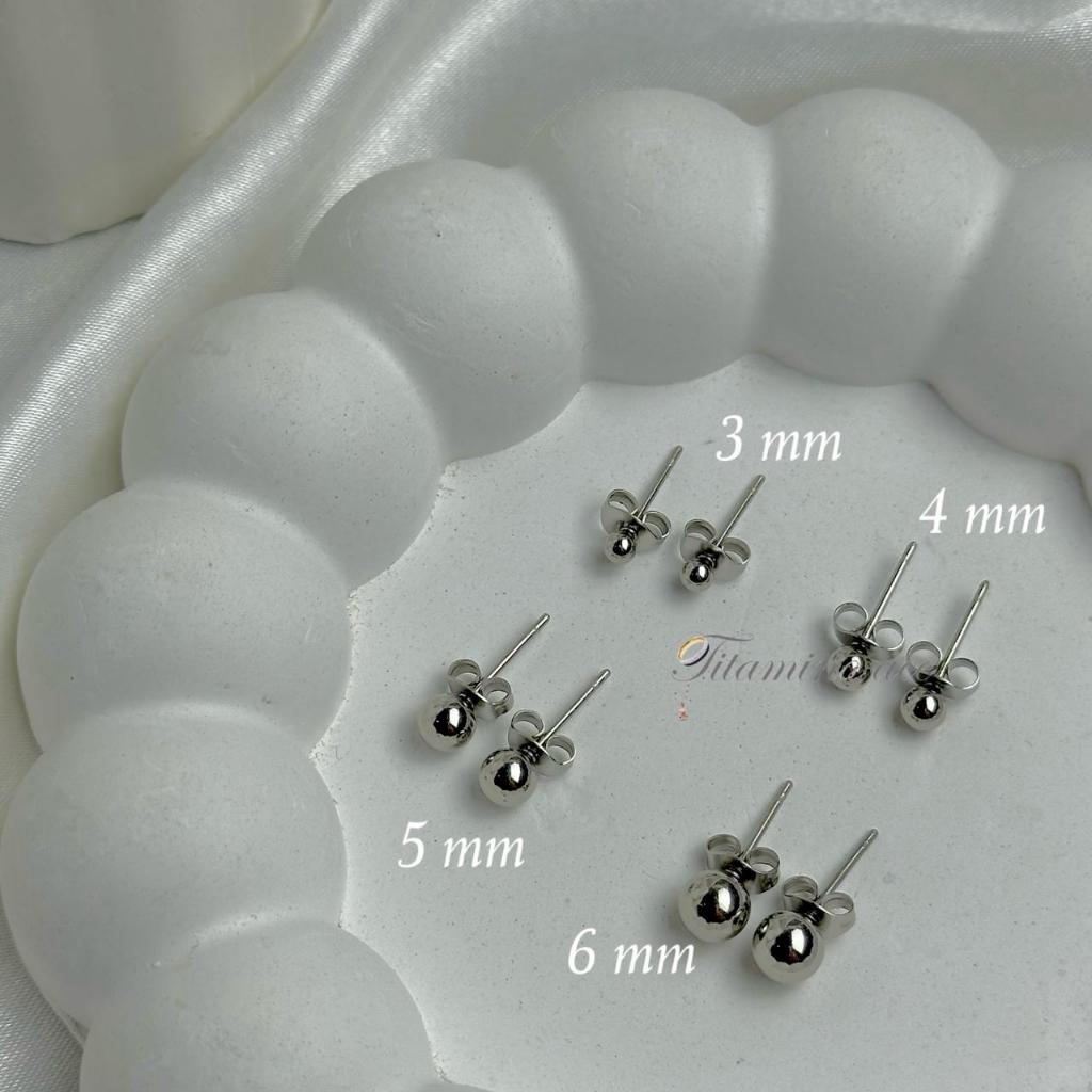 GIWANG JAGUNG WARNA PUTIH POLOS WANITA TITANIUM ASLI AWET DAN ANTI KARAT TERJANGKAU DAN TERBAIK