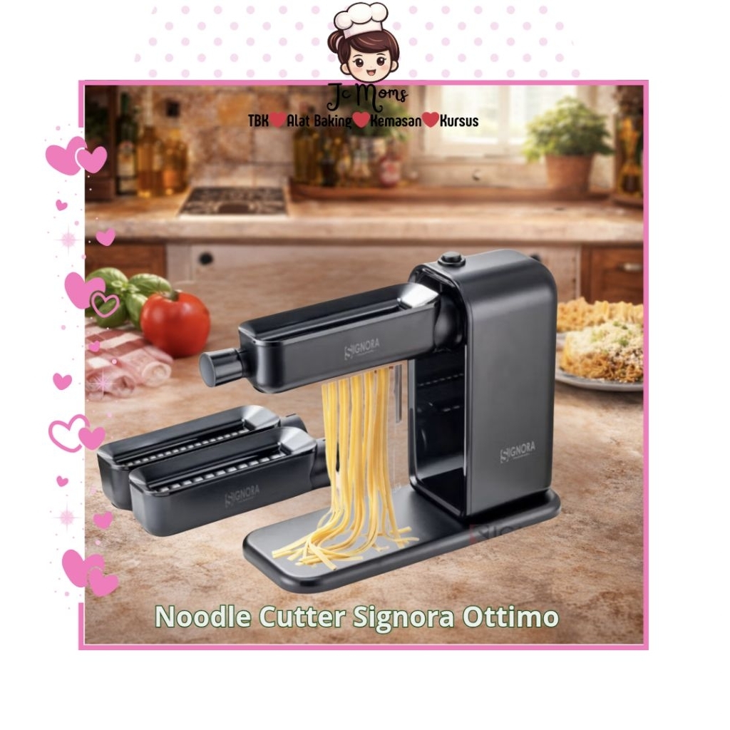 Mesin Gilingan Mie Elektrik Signora Ottimo Noodle Cutter Pasta Maker Otomatis Pembuat Mie Rumah Tang