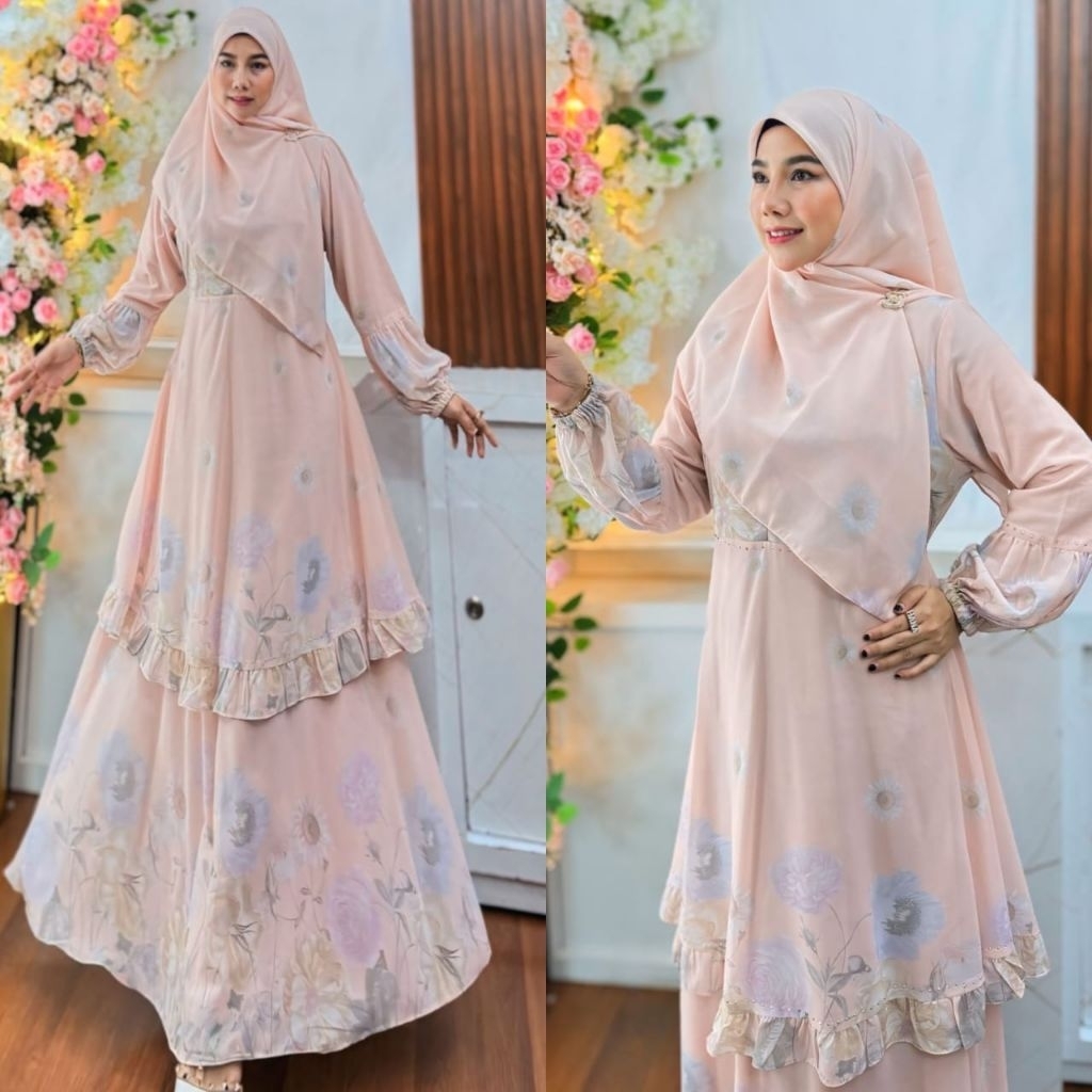 KAVINA SERIES BY HUMAIRA SYari Branded Ceruty Premium