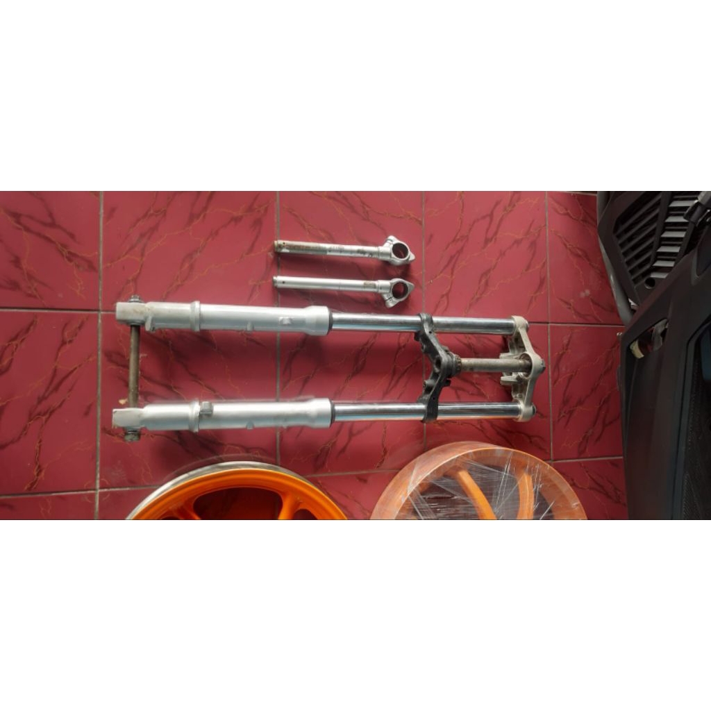 shock depan nsr sp lengkap stang