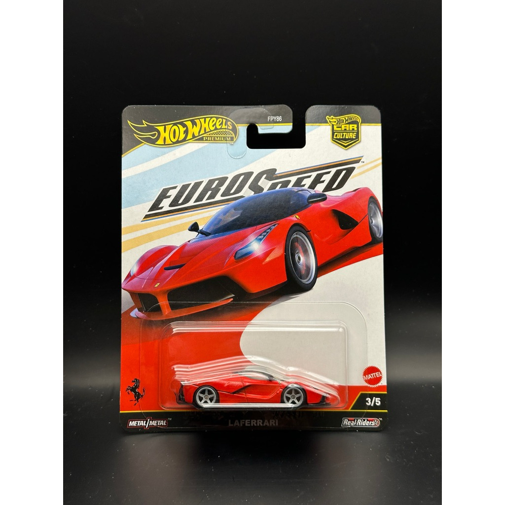 hot wheels premium laferrari euro speed FERRARI