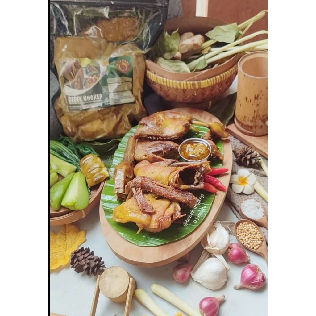 Bebek Ungkep Frozen Plus Sambal dan Kremesan Bebek Beku Frozen Food Cikarang