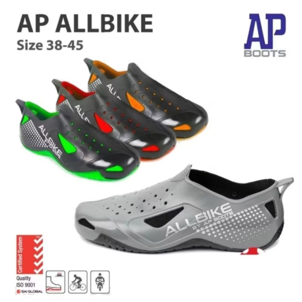 Ap Boots All Bike 4 Variasi  Sepatu Allbike Bersepeda/mancing Original Anti slip/anti air