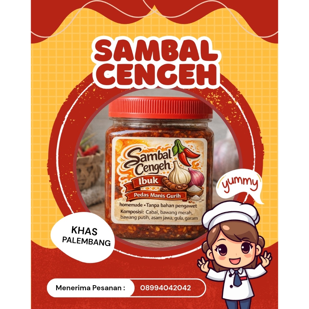 Sambal Cengeh Homemade Khas Palembang