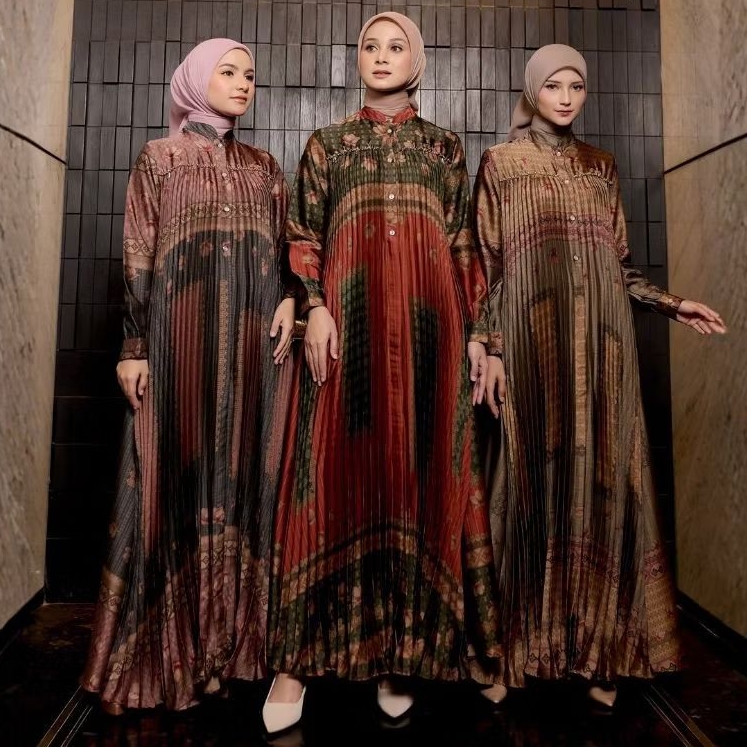 DYN - Ophelia Dress DYN CLOTHINGLINE Gamis Silk Premium Plisket