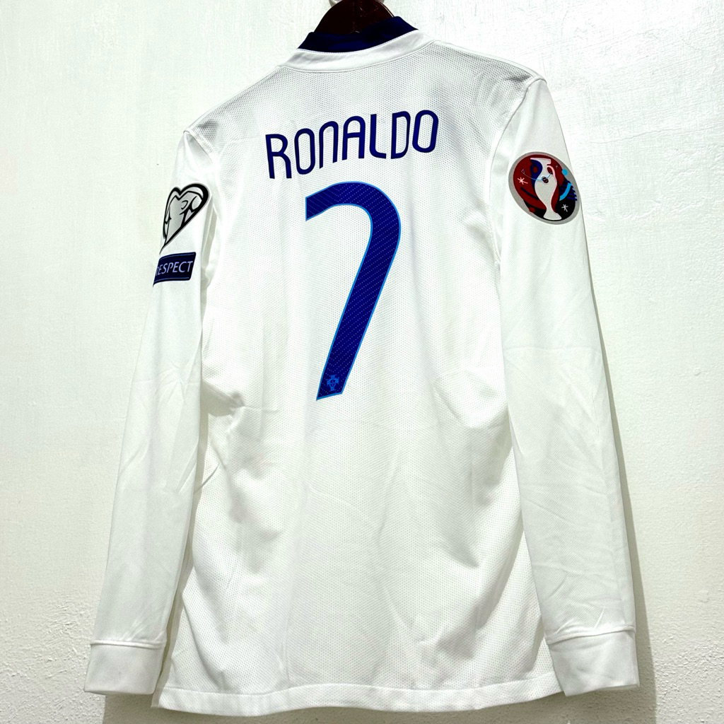 JERSEY PORTUGAL 2015 AWAY WHITE EDITION PLAYER ISSUE LONGSLEEVE