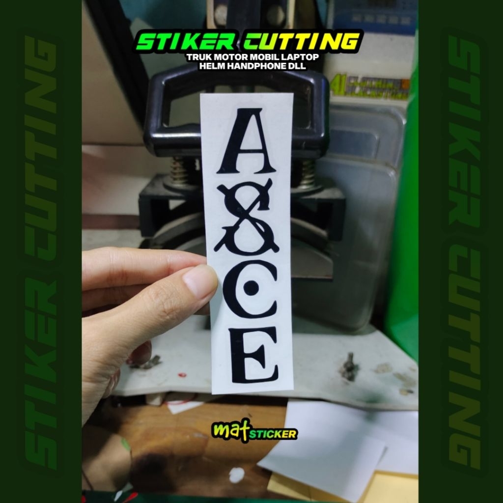 STIKER ACE ONE PIECE STICKER CUTTING TRANSPARAN