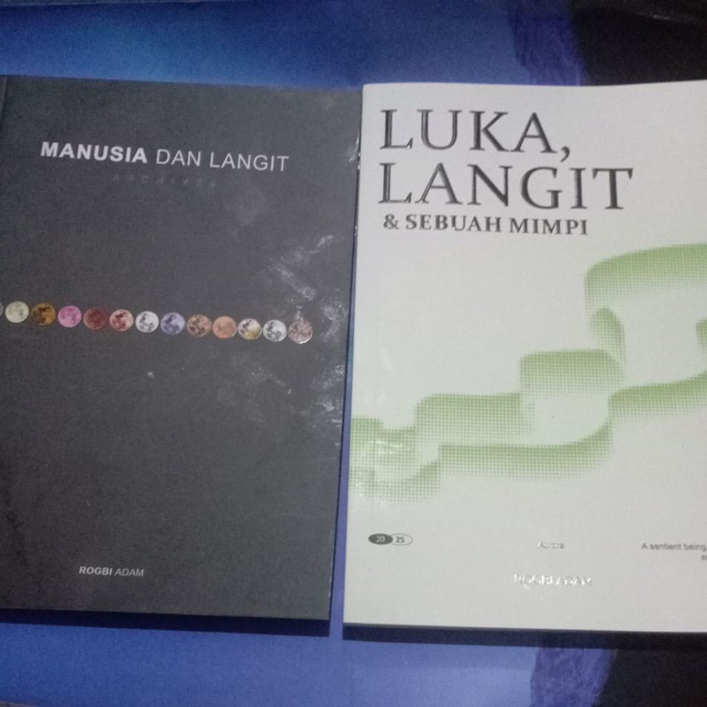 paket 2 buku manusia dan langit + luka langit dan sebuah mimpi