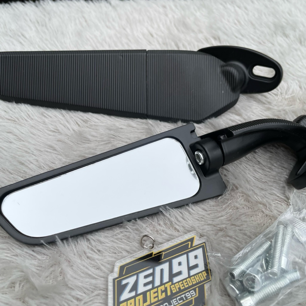 SPION WINGLET FAIRING DAUN PUTER MOTOR SPORT CBR NINJA R15 R25 GSX V3 V6 R6 YZF R1 R3